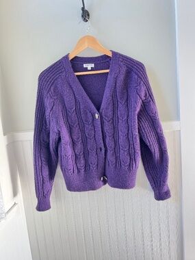 Purple Cardigan